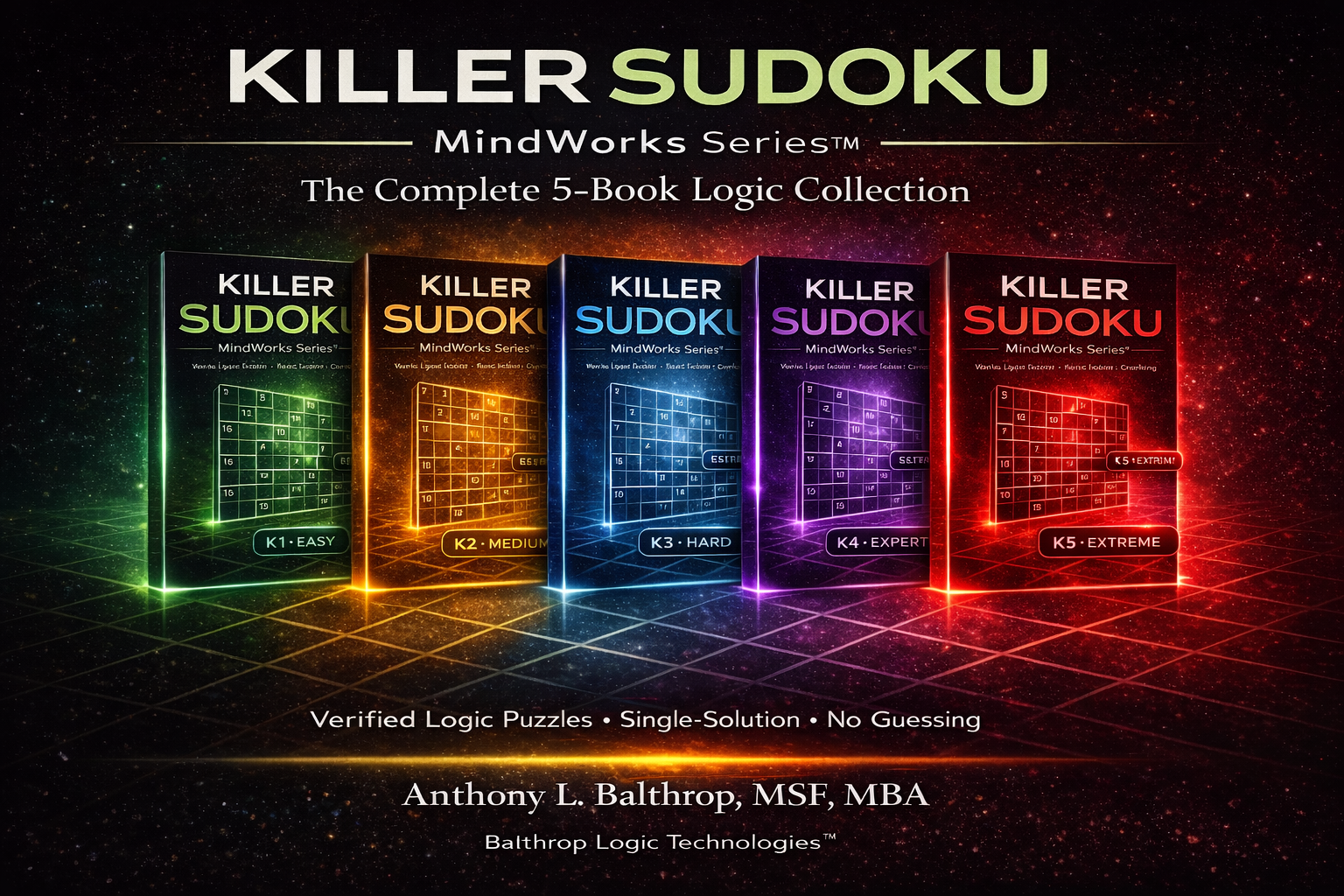 Killer Sudoku MindWorks Series five-book logic collection hero image